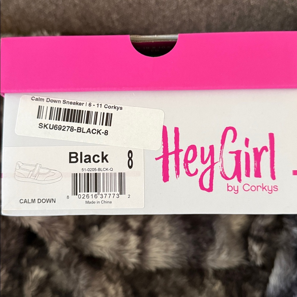 Hey Girl by Corky’s Black Mary Jane Sneakers with Gum Sole, ladies - Picture 2 of 4